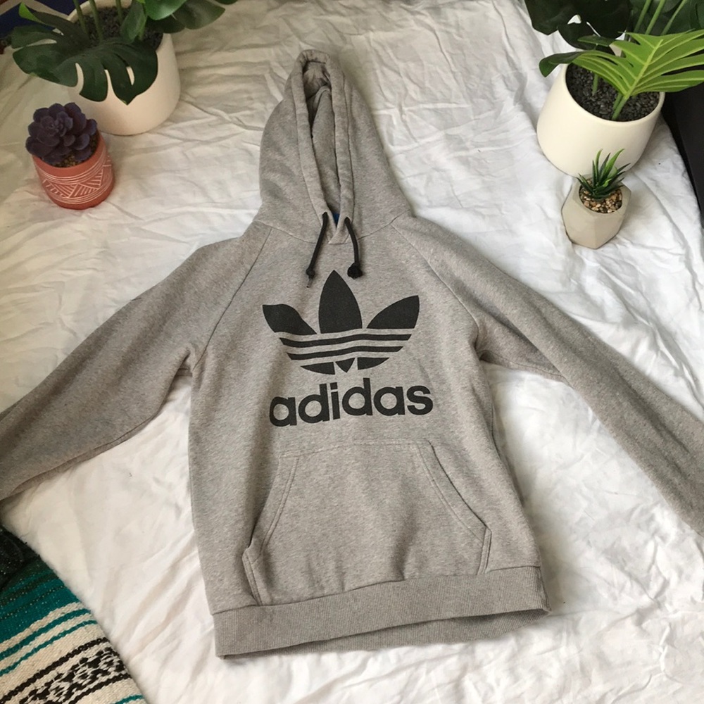 Adidas gray hoodie